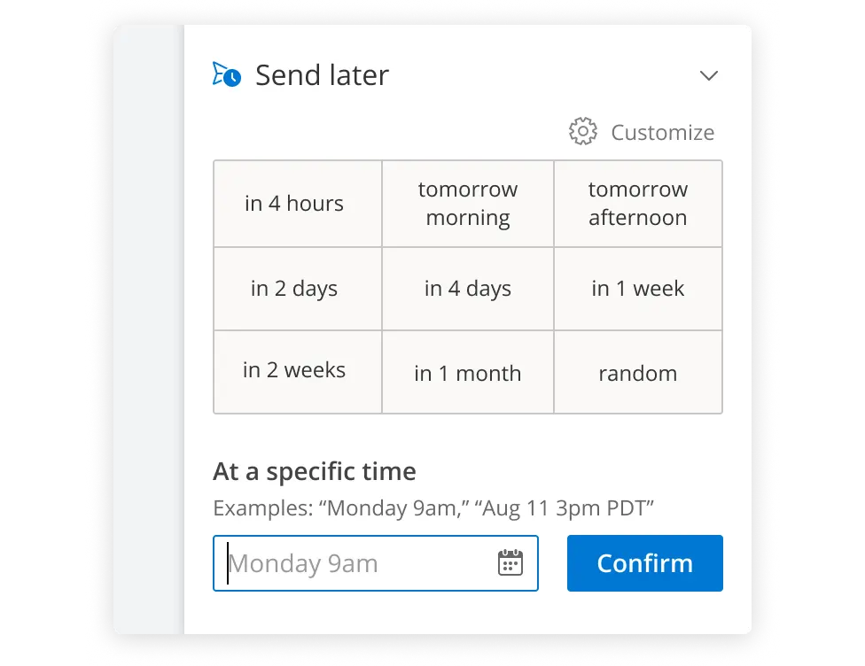 New Features on Confirmation Emails: Outlook Calendar